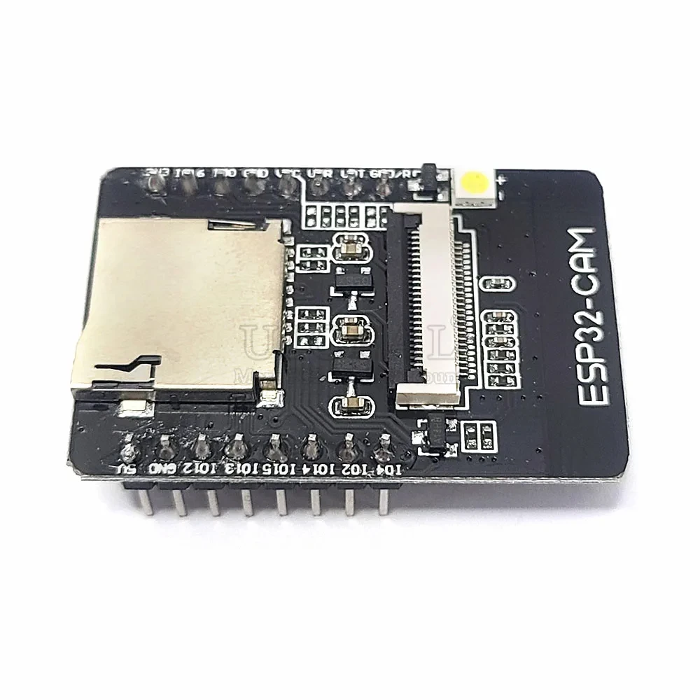 Module ESP32-CAM-MB utilisé dans un projet IoT avec capteurs et microcontrôleur