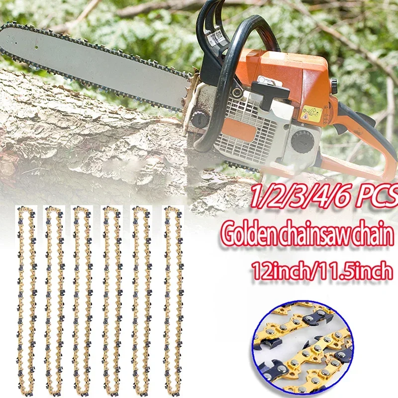 Chainsaw Saw Chain 12 /11.5 Inch 45 Drive Link 22 Cutter 3/8" LP Pitch .050" Cutting Lumbering Pruning Electric Saw Parts chainsaw chain