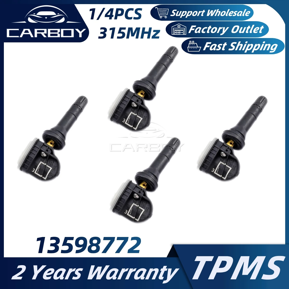 

13598772 TPMS Sensor For Cadillac CTS Chevrolet Avalanche HHR Malibu Express GMC Savana Pontiac G6 Saturn Buick Allure Hummer H2