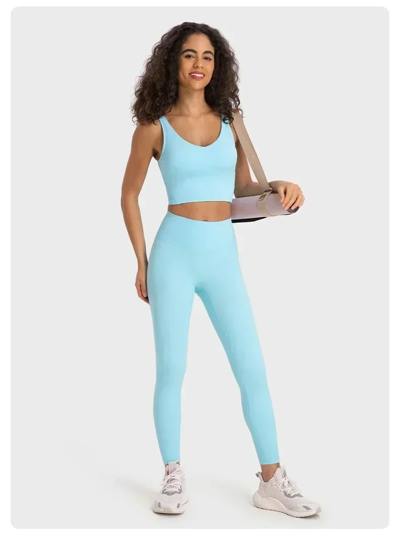 Lemon Align Women Yoga Pants Gym Fitness High Waist Sport Leggings Tights Naked Feeling No Front Seam Workout Running Leggins