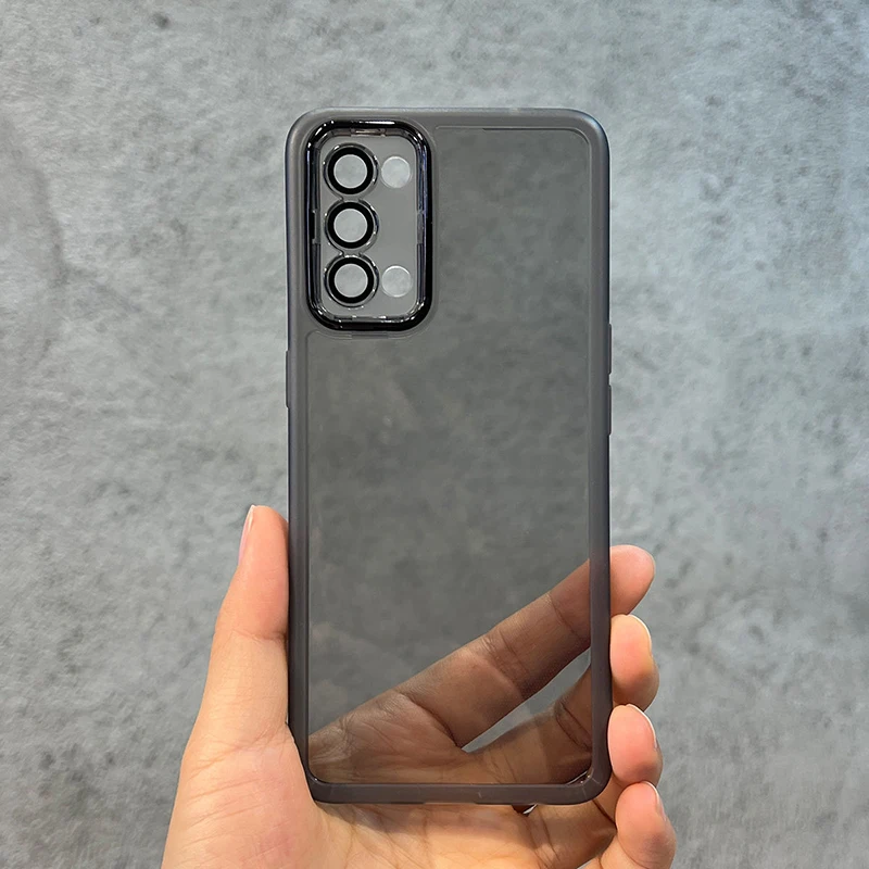 Transparent Silicone Phone Case with Camera Protector Lens Cover