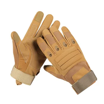 2 pcs/Set Men Outdoor Tactical Windproof Hunting Gloves Touch Screen Exercise Non-slip Strong Grip Bracers 4