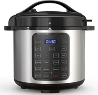 8 QT Electric Pressure Canner 16-in-1 Multi Cooker Electric Canners for Pressure Canning Rice Cooker Digital Pressure Canner Sta 1