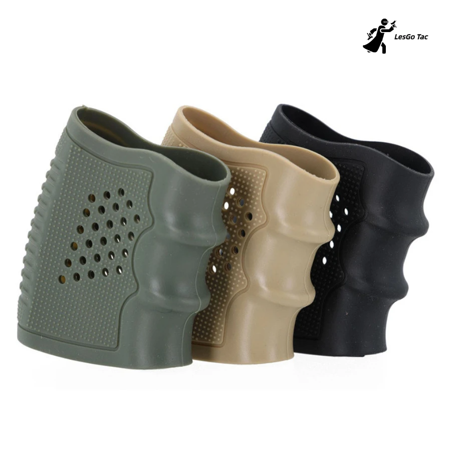 

LesGo Tactical Holster Grip Rubber G19 Soft Sleeve Anti-slip Gun Pistol Glove Non-slip Protect Cover Airsoft Hunting Accessories