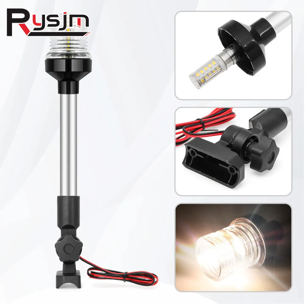 Garosa Feux de navigation LED pour Bateau Yacht - IP66, Étanche, Rouge