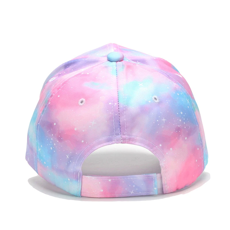 Berretto Baseball Unicorno Per Bambine - Cappellino In Cotone Con Ricamo Unicorno E Stelle, Visiera Scintillante, Regolabile 48-53 Cm, Rosa