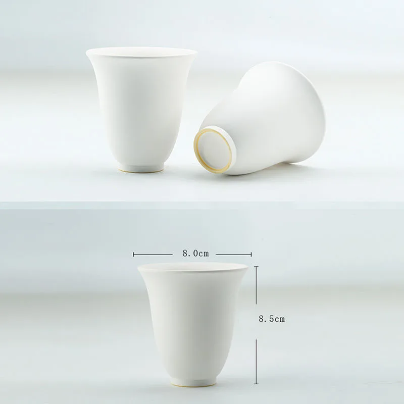 Ceramic Plain Cup Ceramic Mug Pottery Bar Teaching Manual DIY Material Color Painting Semi-finished Water Cup ZD836