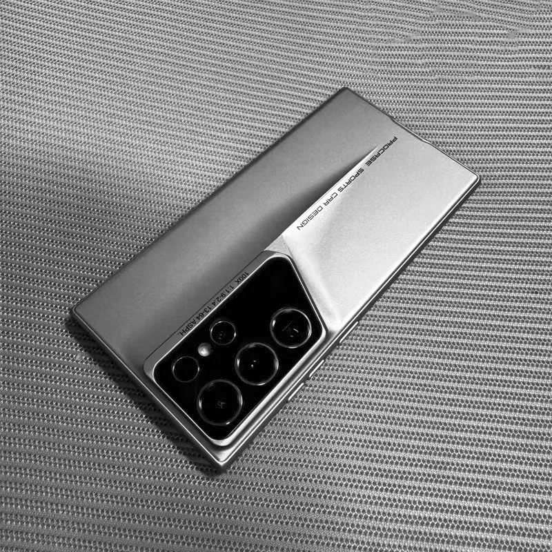 Ultrathin Mecha Blade Hard PC Matte Shockproof Phone Case with Lens Protection