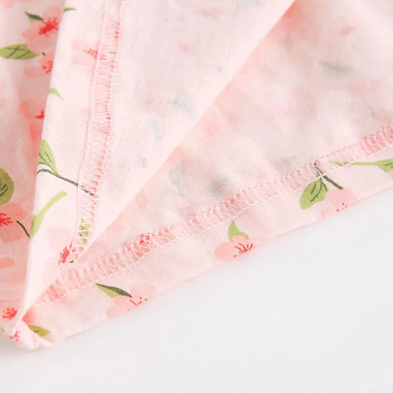 Pink Floral Girls Summer Dress