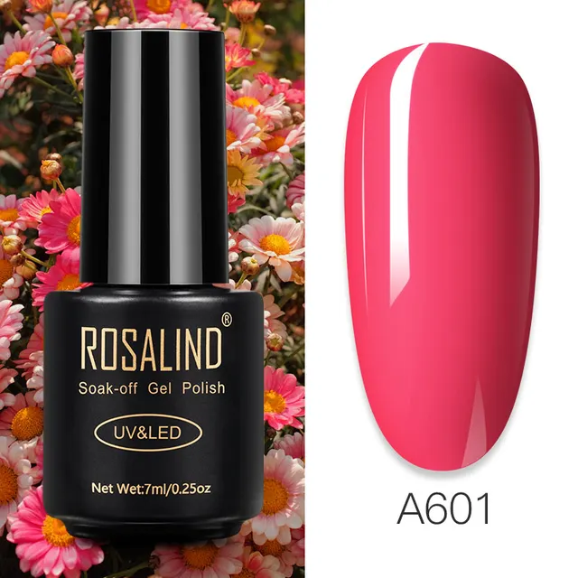 ROSALIND Nail Gel Polish Glitter Series Gel Varnishes All For Manicure Soak Off UV Lamp Nails Art Semi Permanent Gel Polish RAA601