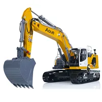 Paintd Assembled LESU Aoue-LR945 RC Excavator 1/14 Hydraulic Metal Digger Construction Vehicle Model Light System TH22900 1