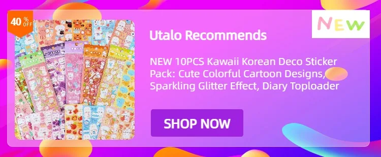 10 - 100PCS Cute Sparkle Polco Deco Sticker Pack - Korean Kawaii Glitter Sticker Seal for Toploaders, Polaroids & Photocard