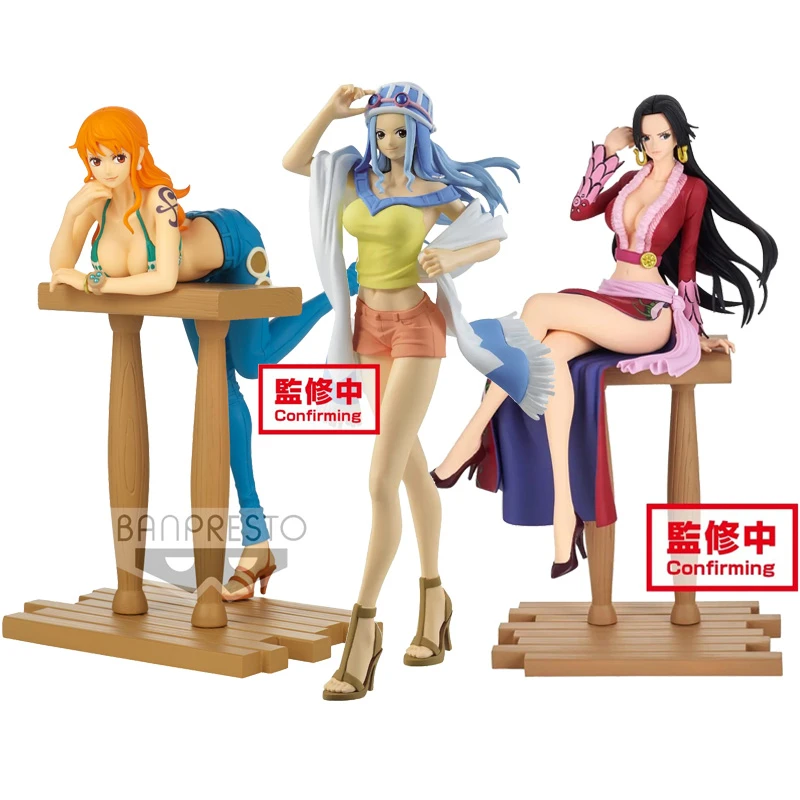 Anime One Piece Figure Sweet Style Pirates Nefeltari Vivi Grandline Journey Boa Hancock Nami Action Figure Model Toys In Stock Action Figures Aliexpress