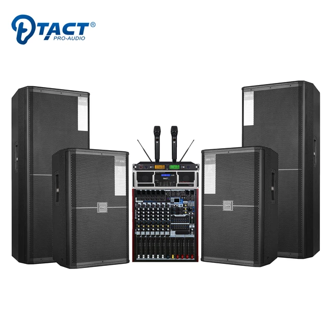 10 Inch Dual Professional Audio Sound Dj Speaker Box Rcf 15, 47 OFF