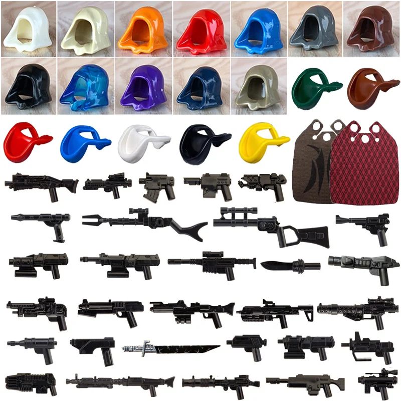 Militärische Bausteine MOC Kaiserkrieger Film Krieg Soldat Figuren Umhang Axt Rüstung Ziegel Waffen Pistole Zubehör Spielzeug Geschenke