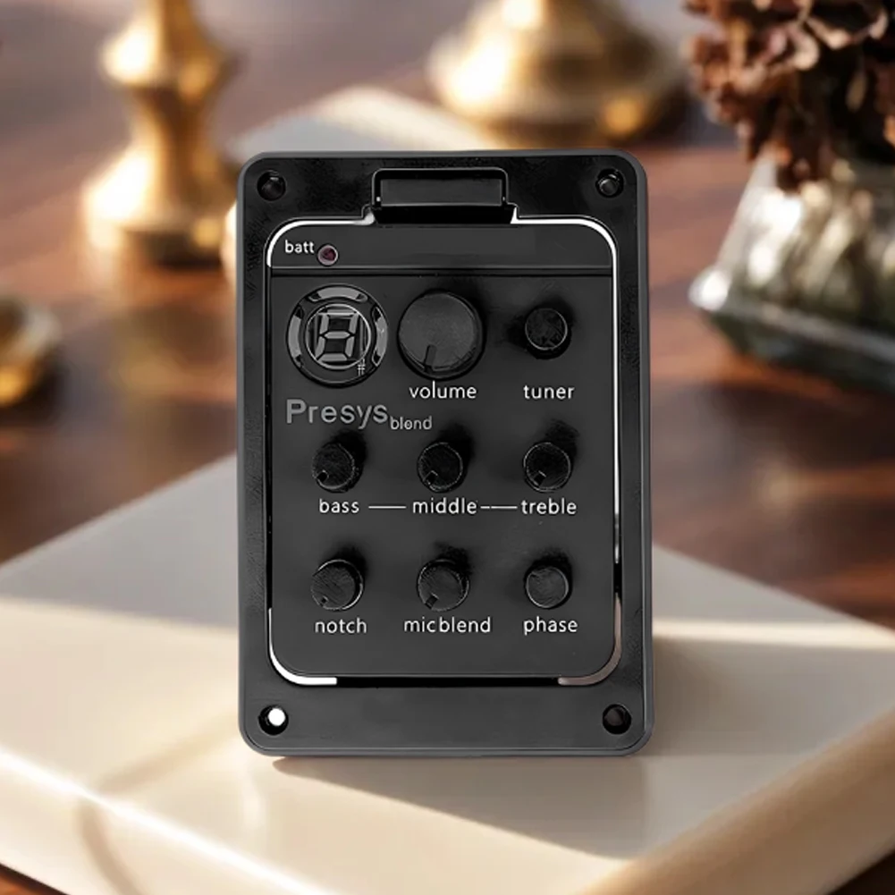 Plastic 301 Guitar Pickup with Tuner Presys Guitar Tuner Guitar Soundhole EQ Parts Accessories