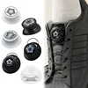5Pair Metal Wire Swivel Automatic Buckle Rope Sneaker ShoeLaces for Kids Adult No Tie Shoe Laces Quick Lock Shoestrings Sneakers 2
