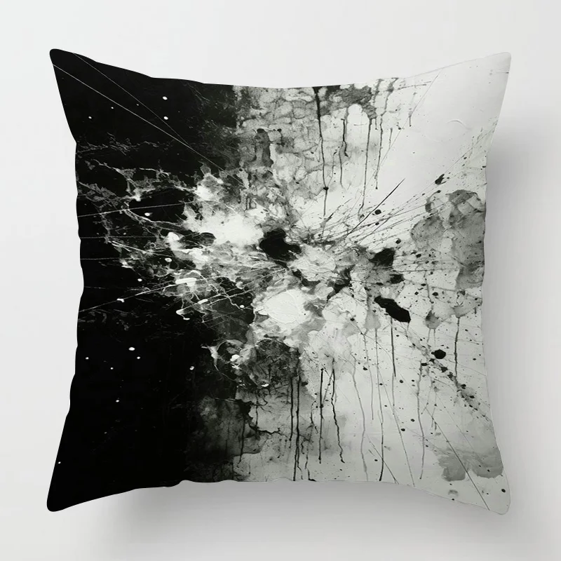 Internet Celebrity Ins Style Abstract Geometric Pillow Case 45x 45cm Sofa Bedroom Decorative Cushion Cover Cafe Decoration 4