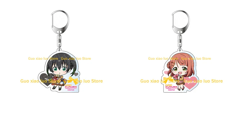 Liebe Live Chara Curuwa Ruby Uehara Ayumu Nakasu Kasumi Sakurazaka Shizuku Asaka Karin Chibi Acryc House Y Teetrinken G Anhänger – Detail 3