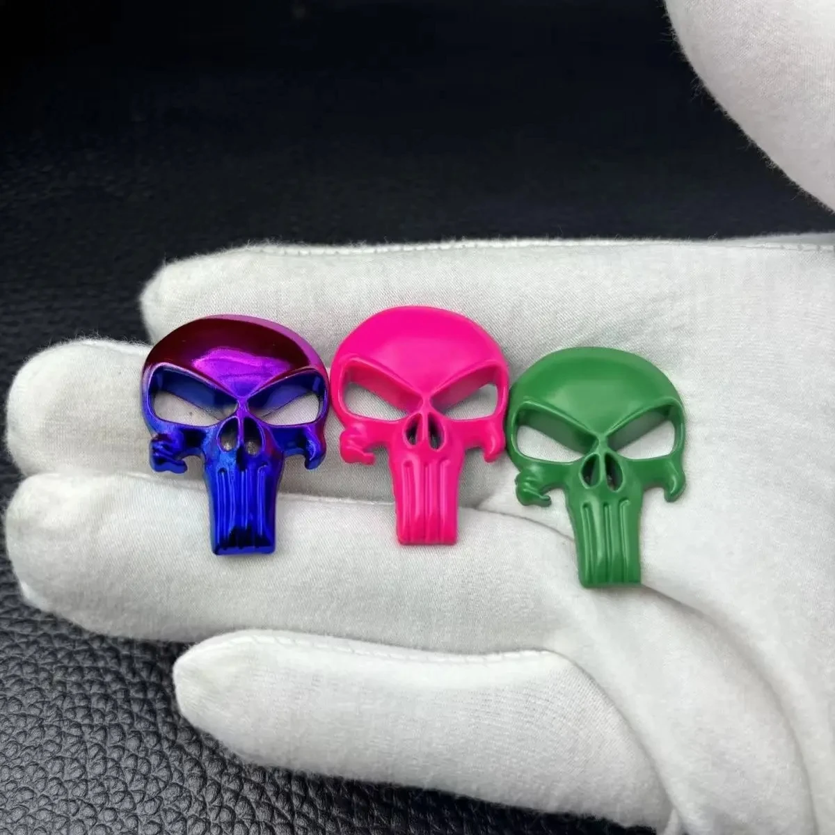 Gun Sticker 3D Skull Metal for Gun AR15 AK47 M4 M16 AR10 Glock G17 G19 G43x Airsoft Rifle Pistol Gun Accessories