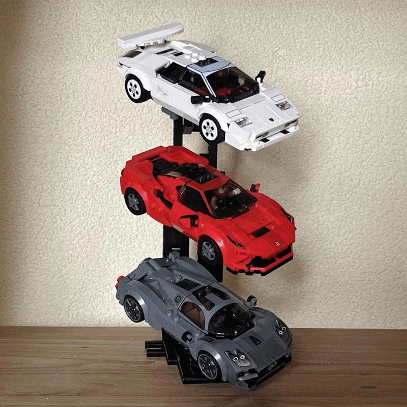 NEW Technical Speed Champions XL Display Stand Compatible 3385 65634 Supercar Racing Building Blocks Model DIY Garage Bricks Toy building blocks construction blocks racing car building blocks car building blocks