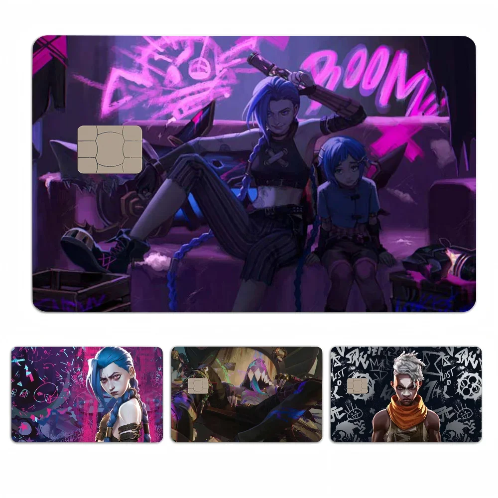 A-Arcane Anime Spend Or Save Funny Shell On Off Ultra Thin No Fade Sticker Skin Cover Film For Debit Credit Card