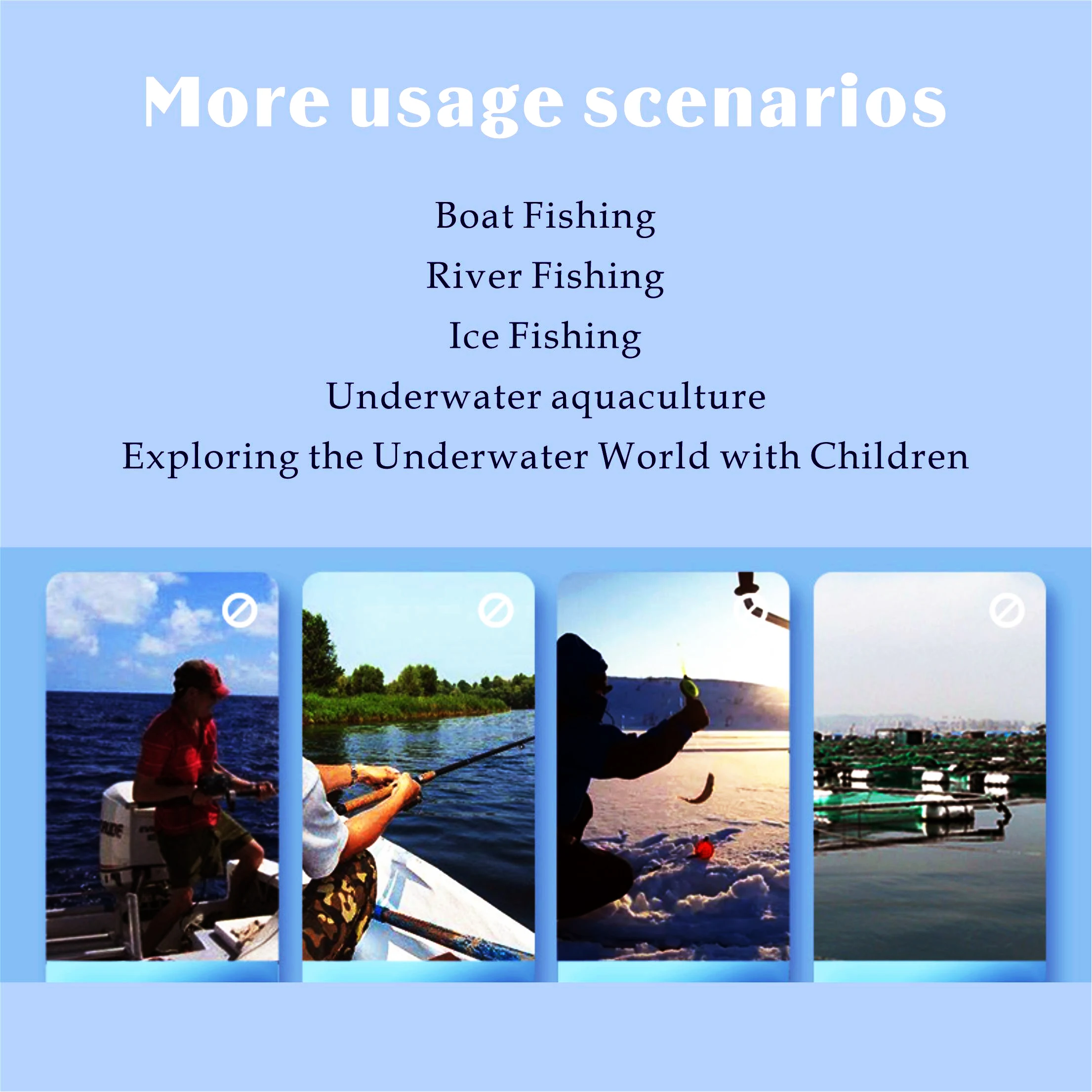 New ultra-clear HD camera, underwater fish finder, fish finder, visual fishing camera and fishing equipmen
