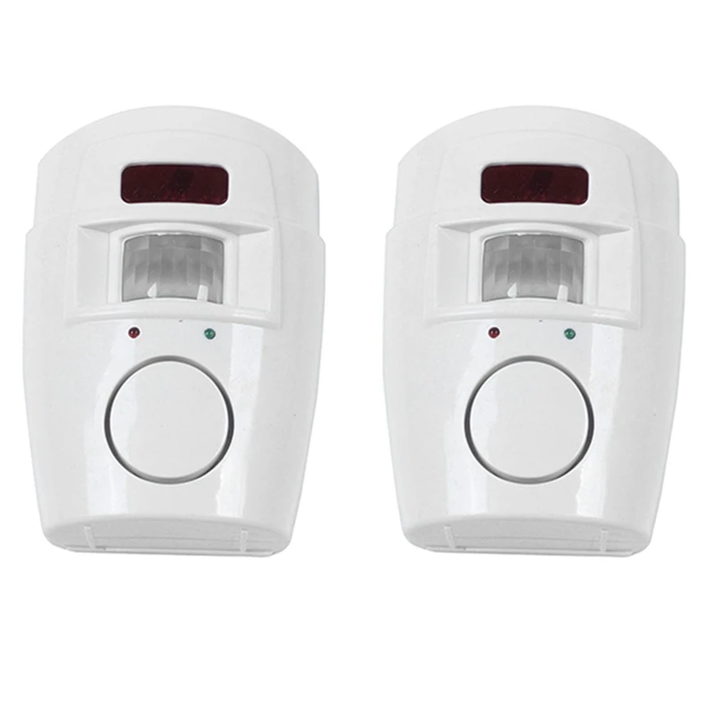 

New 2X Home Security Alarm System Wireless Detector +4X Remote Controllers Pir Infrared Motion Sensor Wireless Alarm Monitor