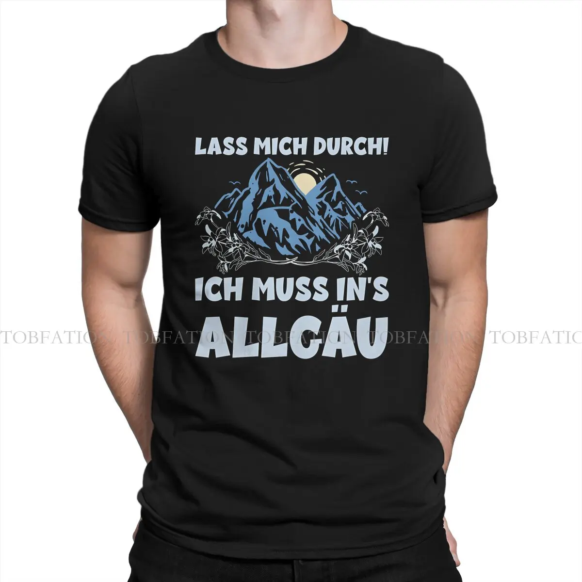 Maglietta Da Uomo Mountain Climber Holiday Bavaria Souvenir Fashion T Shirt 100% Cotone Graphic Streetwear Hipster
