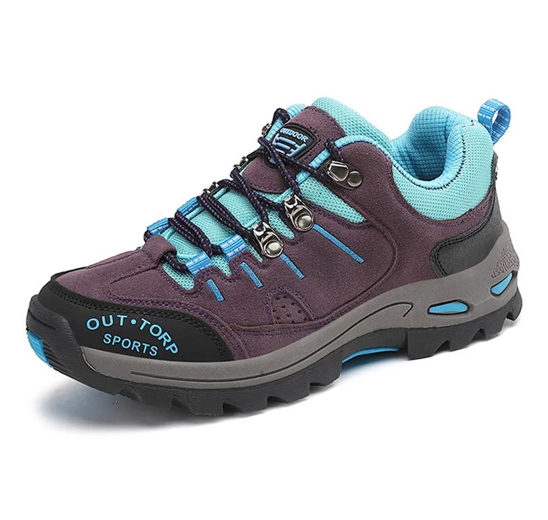 Professionelle Wildleder-Wanderschuhe für Damen, 2022, Outdoor-Trekkingschuhe, Berg-Turnschuhe, Tracking, Klettern, günstig – Detail 1
