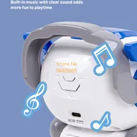 Multi Function Smart Dancing Music Electric RC Robot Toy 2.4G Auto Demo Touch Sensing Colorful Lighting Remote Control Robot 4