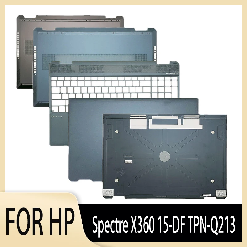 

Original Case Laptop Cover For HP Spectre X360 15-DF TPN-Q213 LCD Back Cover Palmrest Bottom Case Lower Cover L38097-001