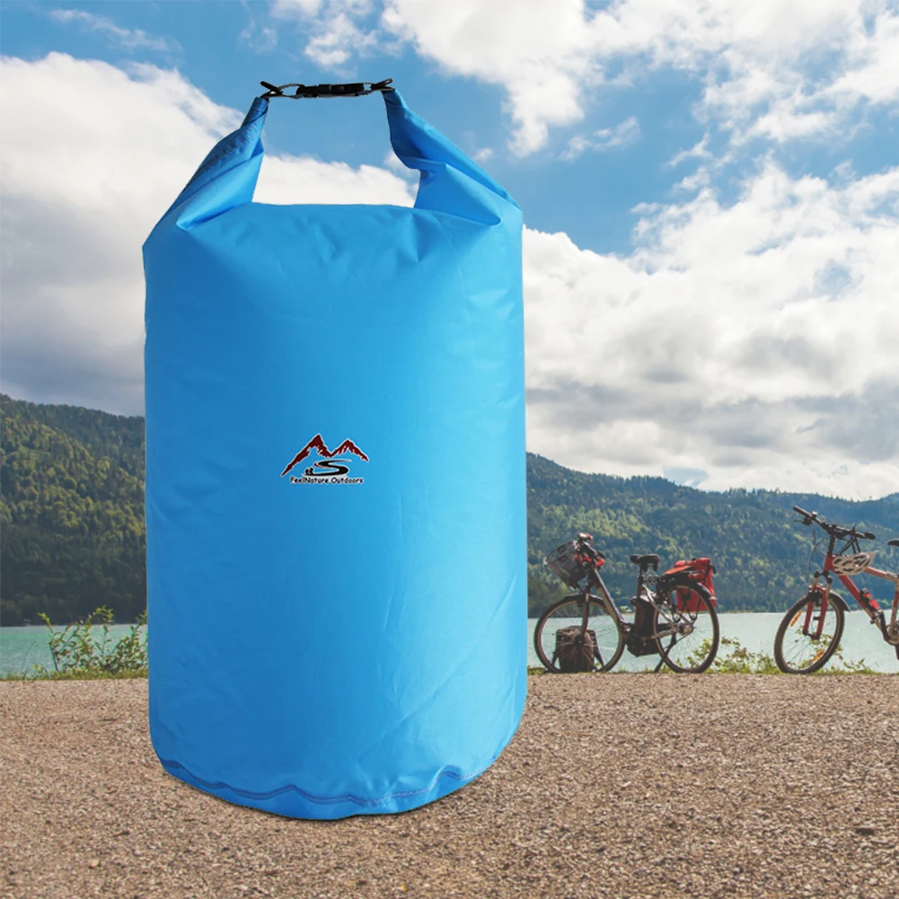 Drifting Rafting Bag Lightweight Swiming Bucket Dry Bag Inflatable with Hooks Removable Easy Installation for Outdoor Camping