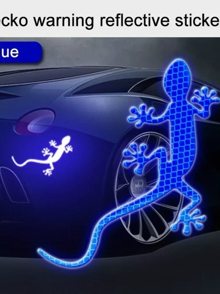 Reflective Sticker Safety Warning Mark Reflective Tape Auto Exterior Accessories Gecko Strip Light Reflector