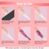 15ml Glow in the Dark Top Coat, Luminous Effect Functional Soak Off Gel Nail Polish for Home Salon Nail Art Manicure Pedicure 6