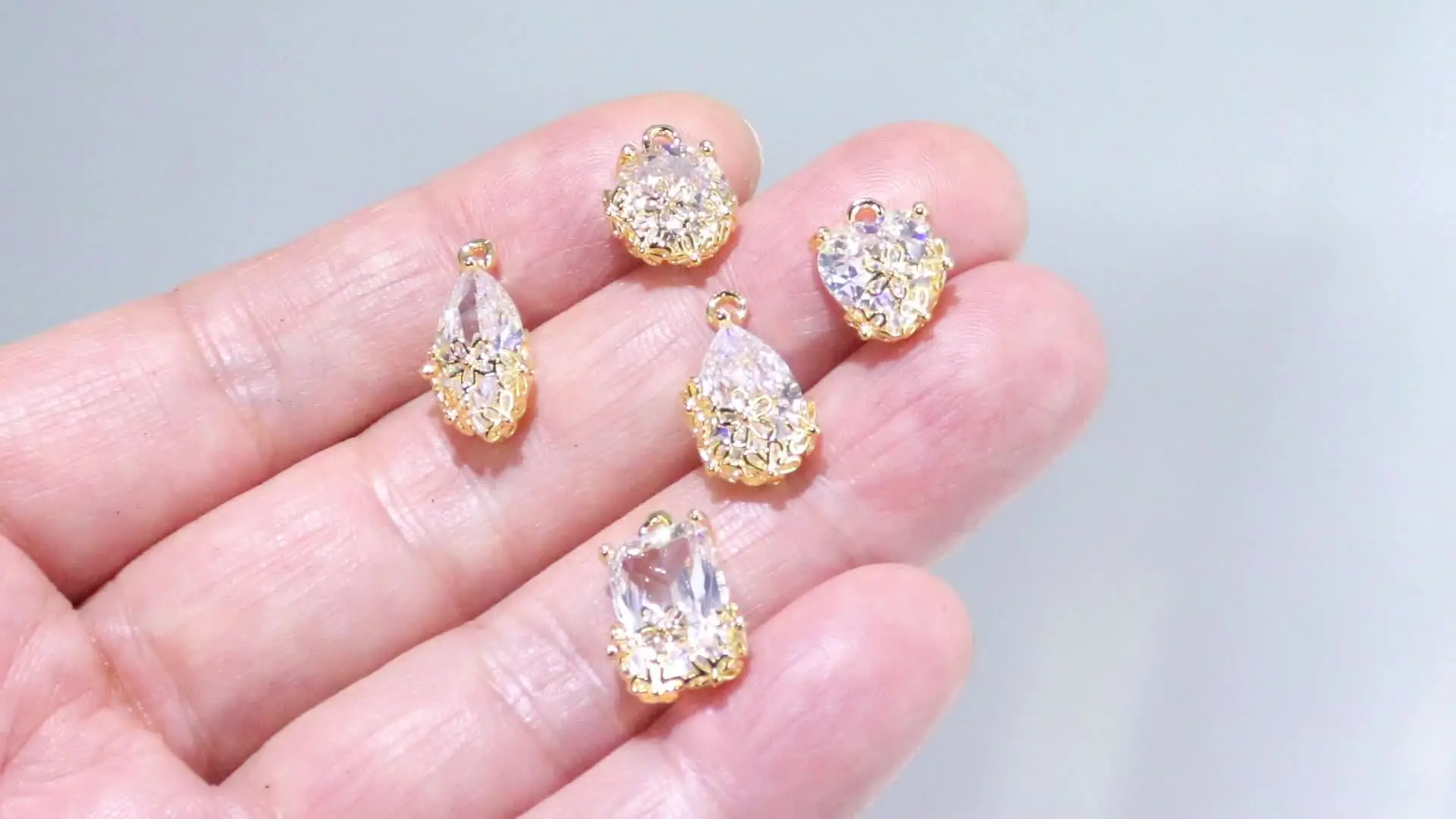 GUFEATHER 6 шт./лот MG12 ювелирные аксессуары 18-каратное золото с родиевым покрытием