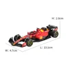 Bburago 1:43 2023 Ferrari SF23 Monza #16 #55 F1 Racing Formula Car Static Simulation Diecast Alloy Model Car 5