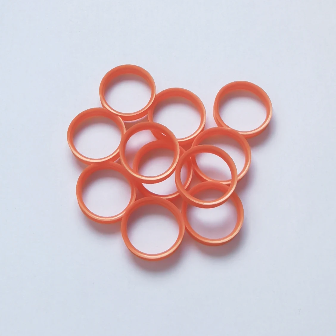 Strumento Di Separazione E Selezione Dei Capelli, Anello Per Dita Della Treccia A 10 Pezzi, Anello Di Separazione Per Capelli Argento Per Estensioni Di Sezionamento, Intrecciatura, Anelli Per Unghie - Foto 6