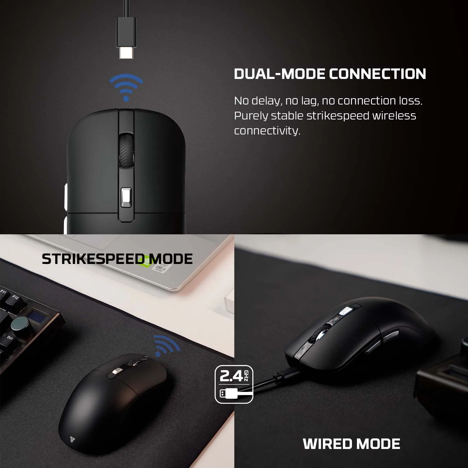 FANTECH KANATAS WG9S Wireless Gaming Mouse PIXART 3311 12000DPI Improved Ultra-Grippy Coating Wired Mouse Macro Button Mice wireless mouse gaming mouse wireless gaming mouse
