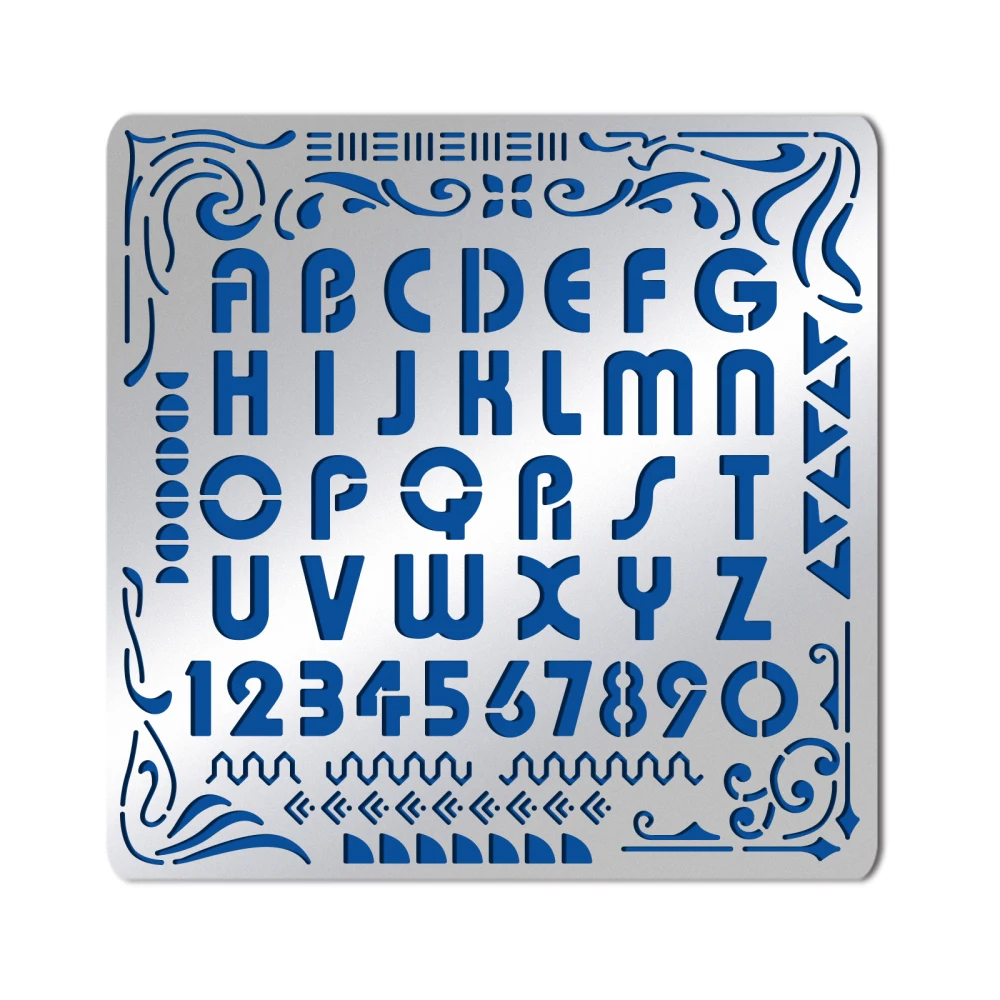 Metal Letter Stencils Wood Burning Stencil Numbers Letters Metal