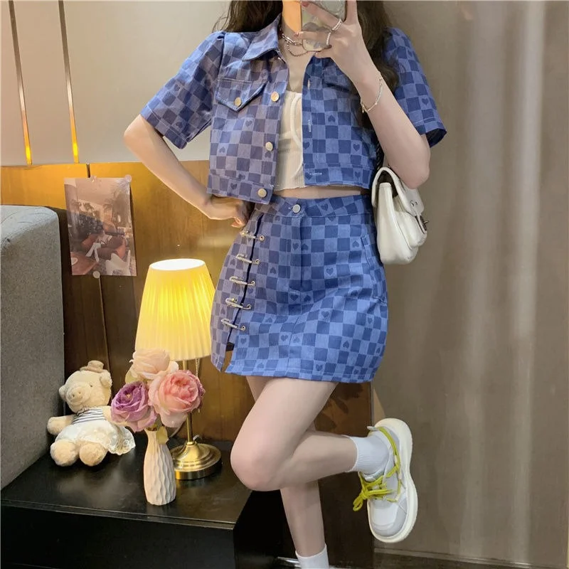 louis vuitton skirt and top set