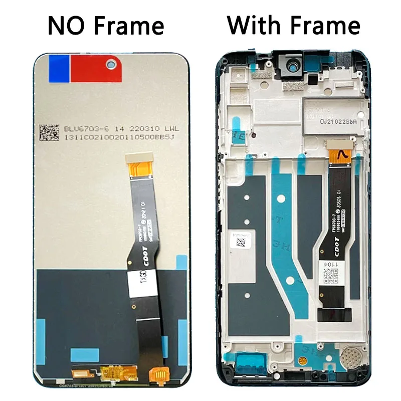 6.67"AAA+ LCD Display Touch Screen Digitizer For TCL 20L 20L+ Plus T774H T774B T775H T775B TCL 20S T773O Display lcd display screen