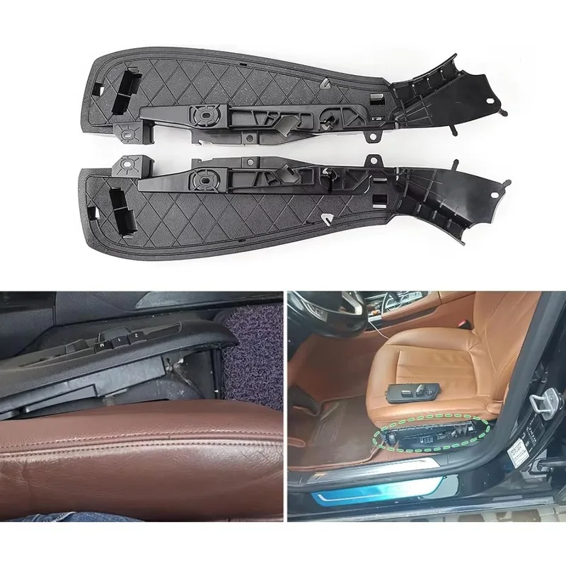 Auto Anteriore Sinistra Destra Sedile Lato Telaio di Supporto Pannello Staffa di Copertura Per BMW X5 X6 F15 F16 F85 F90 52107317458 52107317459