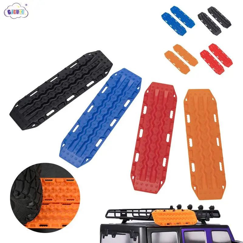 

2pcs/set RC Model Escape Board Crawler Car Parts Accessories Rescue Anti-Skid Tracks Mat For SCX10 TRX4 TRX6 Car Decoration