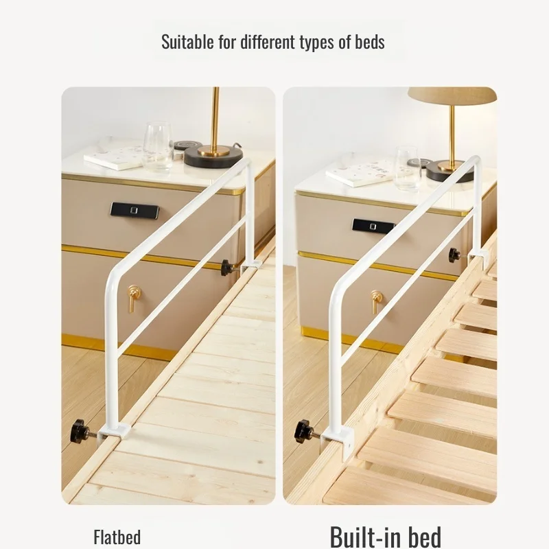Home Bedside Armrests Anti-fall Bed Guardrail Get Up Aids Elderly Handrail Toilet Handrails