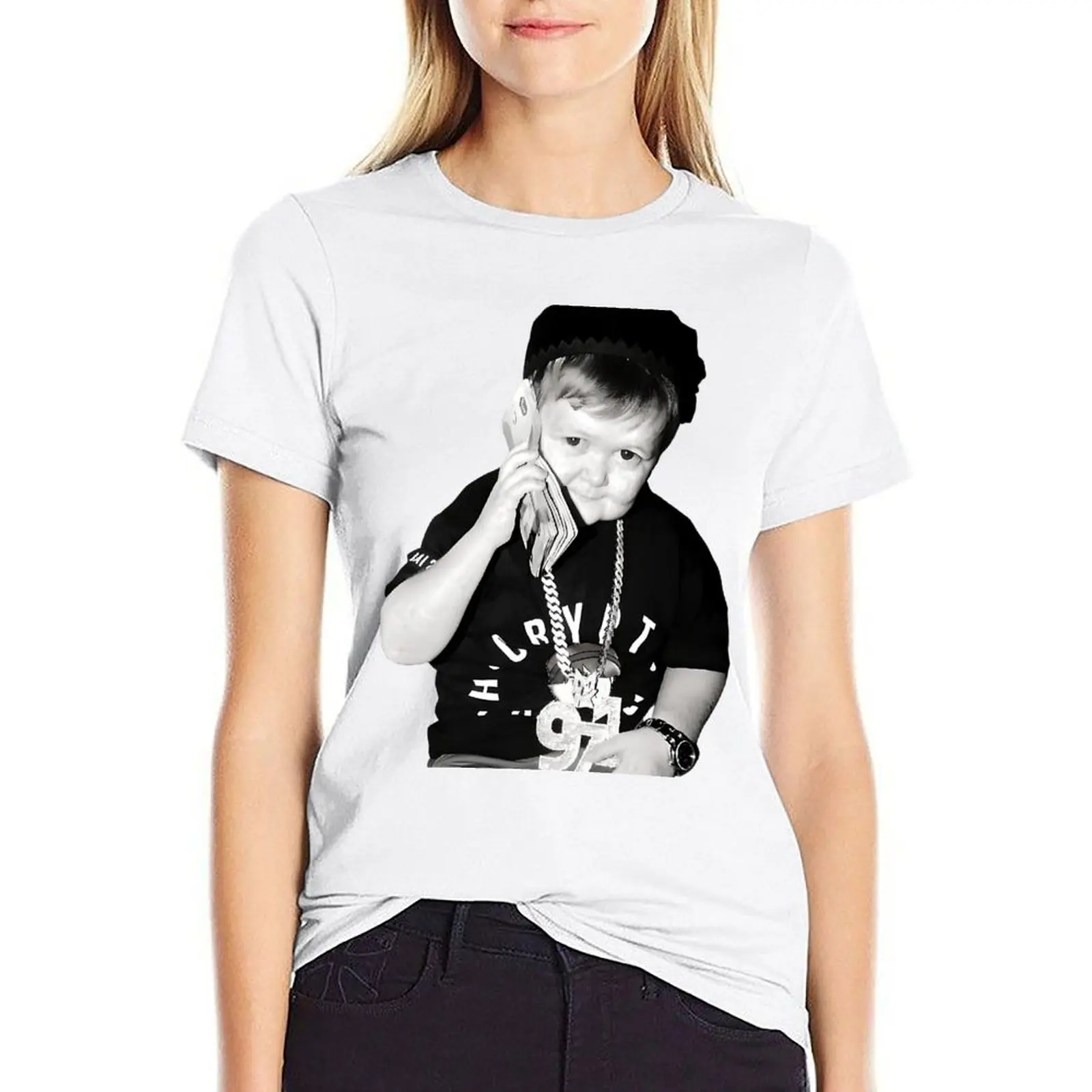 

Hasbulla Money Talks T-Shirt summer blouses woman 2024 cat shirts for Women