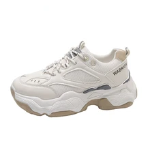 

Chunky Sneaker Lace-up Reflective Shoes for Women Sneakers Spring Autumn Platform Sneakers High Quality Vulcanize Shoes A0-37