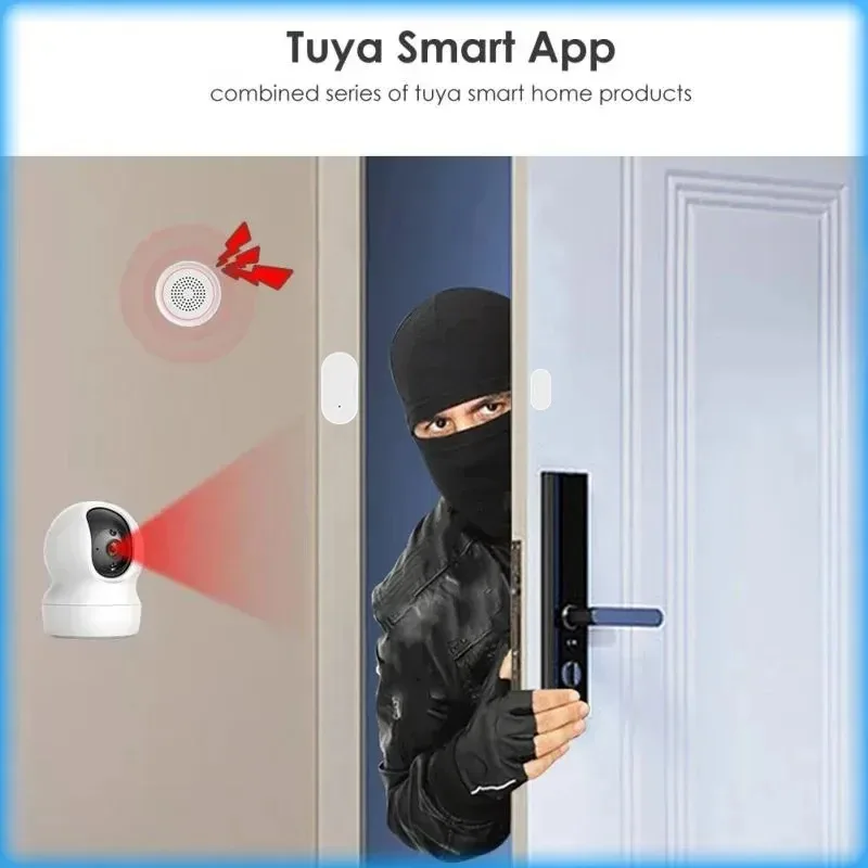 Tuya Zigbee Door Window Sensor Gateway Hub Water Leak Detector Pir Motion Sensor