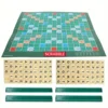 1PCS, English Scrabble Solitaire, Alphabet Chess, Alphabet Scrabble, Jigsaw Board Game for 2-4 players, board game。 3