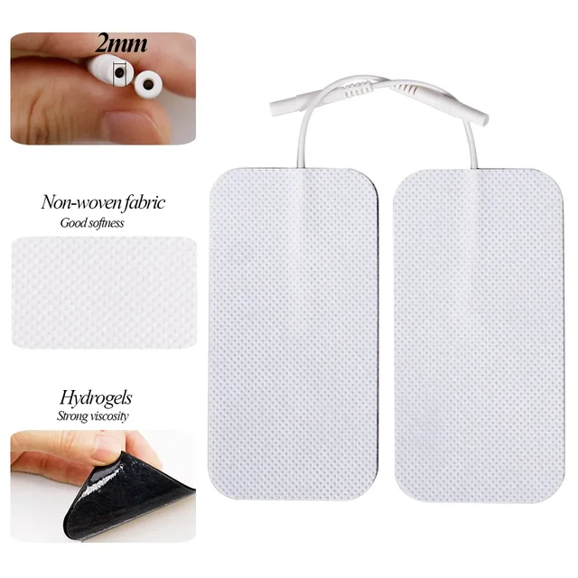 10/50Pcs Physiotherapy Tens Electrode Pads For EMS Muscle Stimulator Pulse Therapy Massager Conductive Gel Patch Acupuncture 5